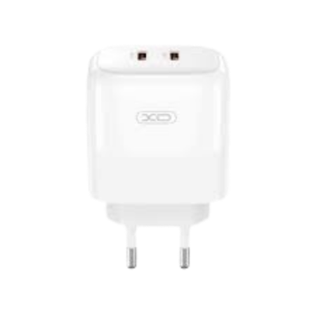 Мережевий зарядний пристрій XO L140/35W 2xUSB-C White